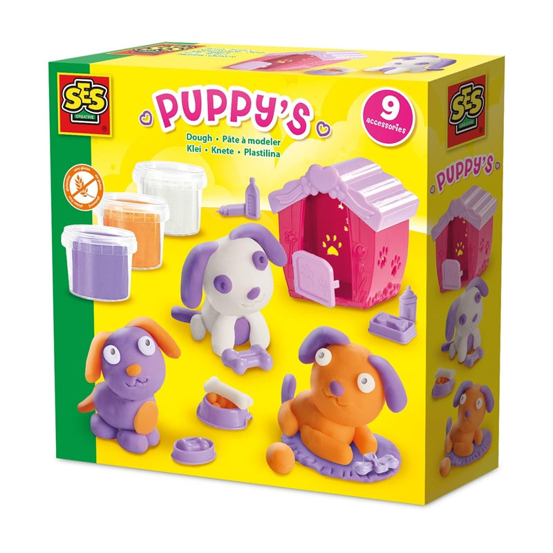 Modelino rinkinys su įrankiais SES Creative Puppy's 00505