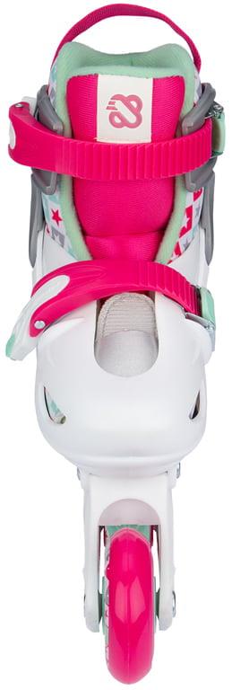 Riedučiai Nijdam Sk8 Star, balta sp./rožinė sp., 37-40