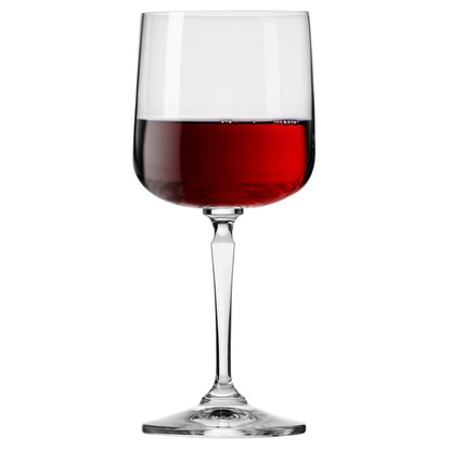 Vyno taurių komplektas Roma, stiklas, 0.390 l, 4 vnt.