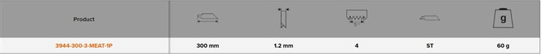 Bahco 4TPI, 300 mm Hacksaw Blade