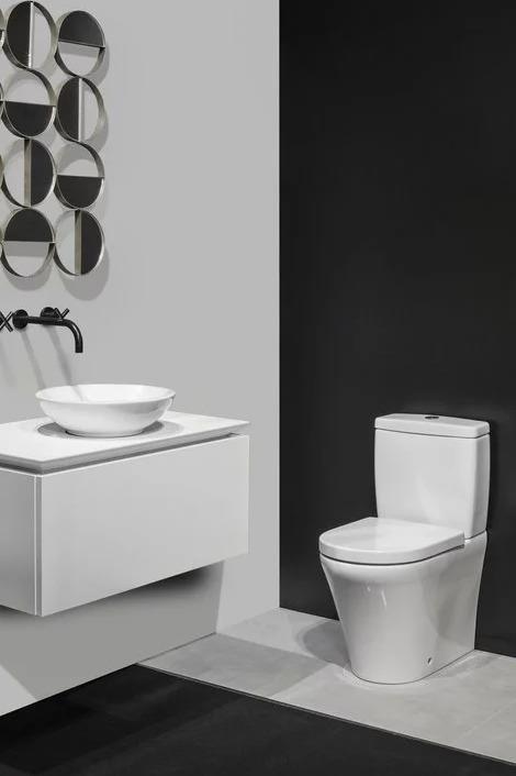 TOILET BOWL POST O.NOVO W/COVER/BAKEL WHITE