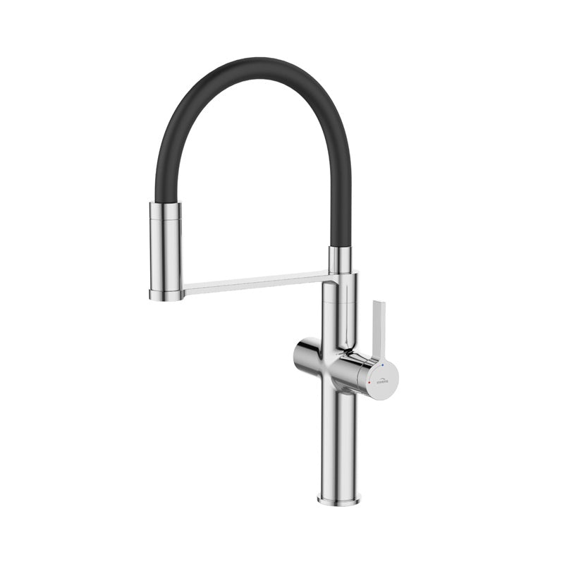 Bateria kuchenna Invena Perisa, czarny/chrom