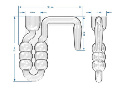Fermentation tube 405593, clear