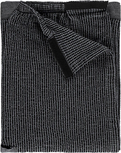 Rento Sauna Apron, 145 x 85 cm, black/grey