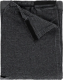 Rento Sauna Apron, 145 x 85 cm, black/grey