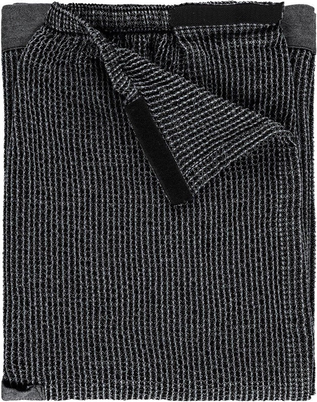 Rento Sauna Apron, 145 x 85 cm, black/grey