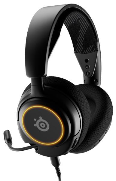Laidinės žaidimų ausinės Steelseries Arctis Nova 3, juodos