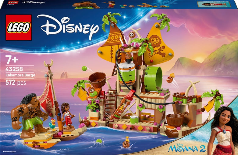 LEGO® Disney Moana's Catamaran Adventure 43258, 572 pieces.