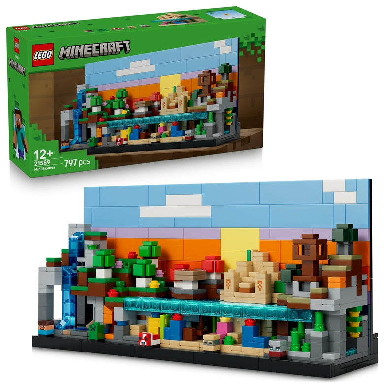 LEGO® Minecraft Mini Biomes Building Set 21589, 797 Pieces