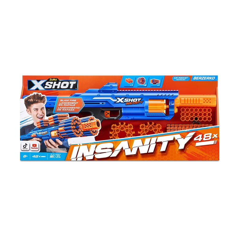 Žaislinis šautuvas su kulkomis XSHOT Berzerko Insanity 36610