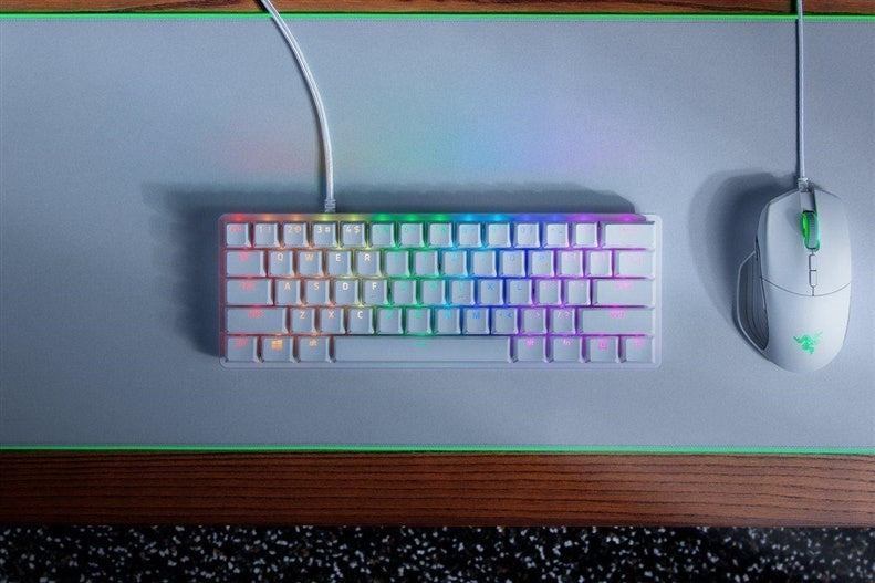 Klaviatūra Razer Huntsman Mini Red EN, balta
