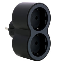LEGRAND double splitter, black