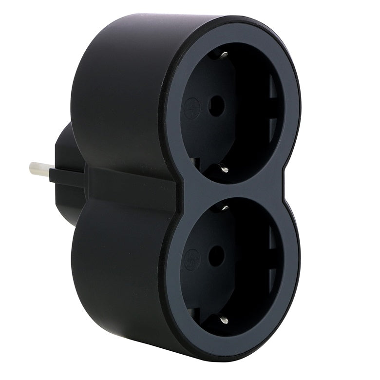 LEGRAND double splitter, black