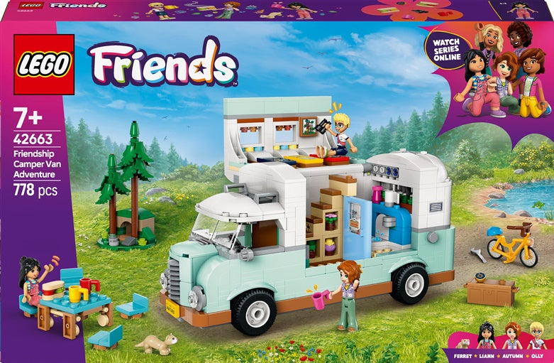 LEGO® Friends Przygoda w kamperze przyjaźni, 778 elementów