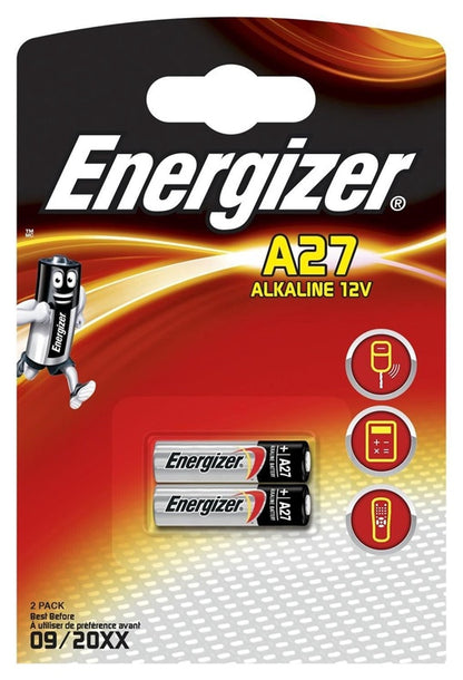 Elementai ENERGIZER A27, 12 V, 2 vnt.