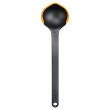 Fiskars ladle, black/orange