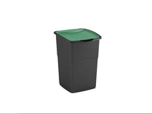 Sorting bin Koral black/green 47l