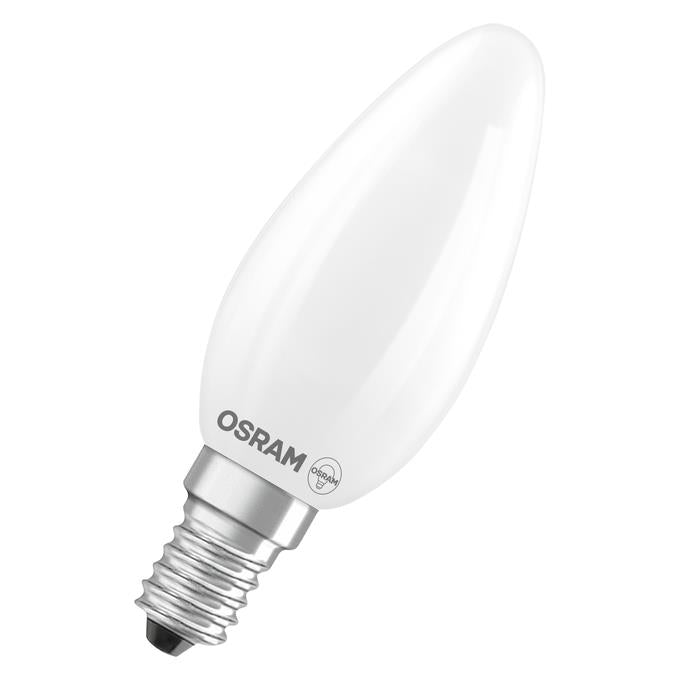 LEMP LED OSRAM B35 3.4W E14 2700K 470LM MAT