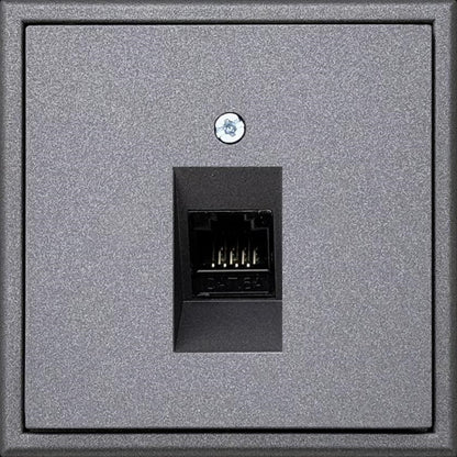 Computer socket LIREGUS MODERN, matt black