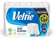 PAPIER TOALETOWY VELVET SOFT&WHITE 24 ROLEK