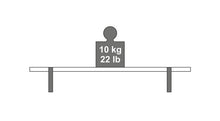 Shelf Bracket Dolle Lip, 260x130 mm, black