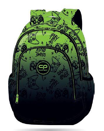 Kuprinė CoolPack F162969, juoda/žalia, 42x34x20 cm