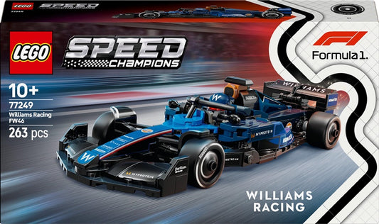 Samochód wyścigowy LEGO® Williams Racing FW46 F1® 77249, 263 elementy.