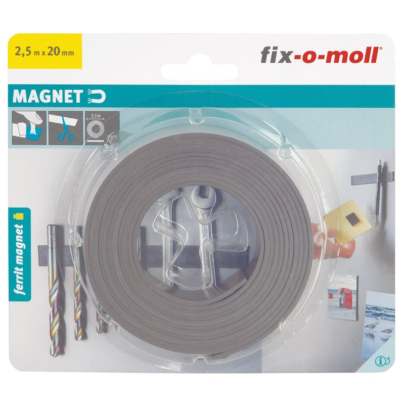 JUOSTA MAGNETINĖ 20X2MM 2.5M
