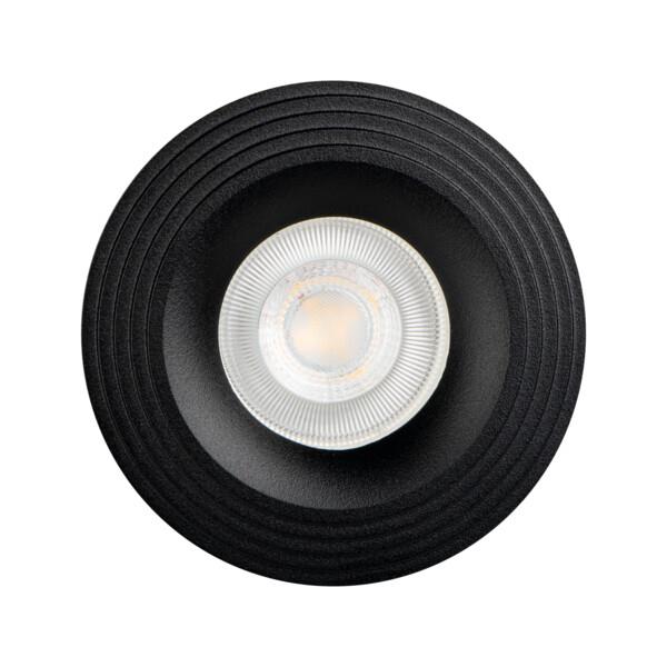Lampa wpuszczana Kanlux Liglo, 10W, GU10, czarna