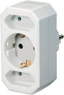 Brennenstuhl Triple Socket Extension, white