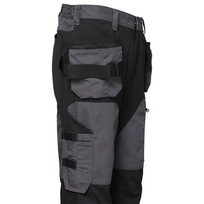 Darbo kelnės Bo Safety Cirius, juoda/pilka, 56 dydis