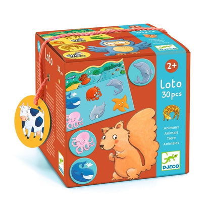 Gra planszowa Djeco Lotto Animals DJ08120, EN