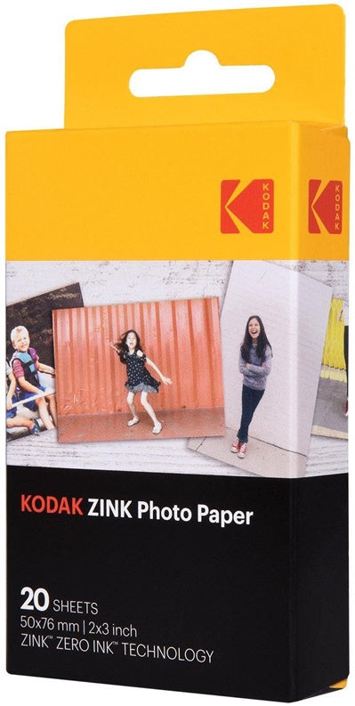 Natychmiastowe arkusze fotograficzne Kodak ZINK Ink, 20 szt.