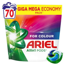 Ariel All-in-1 PODS Color washing capsules, 70 pcs.