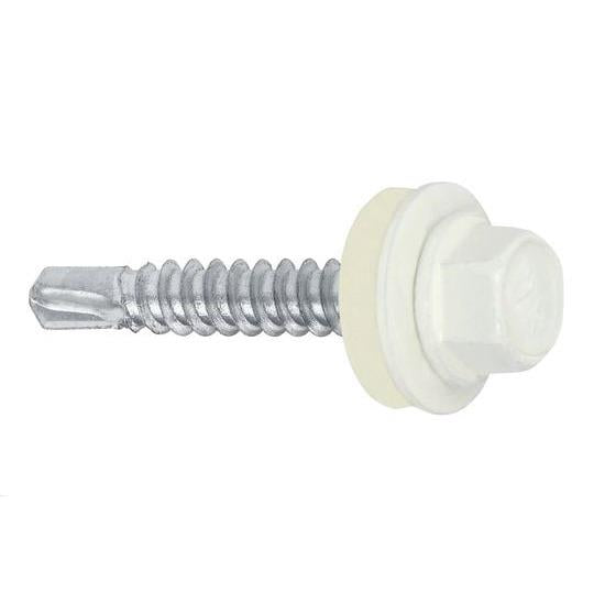 Wkręt samogwintujący Wkret-Met WF, RAL9010, 4.8 mm x 19 mm, 250 szt.