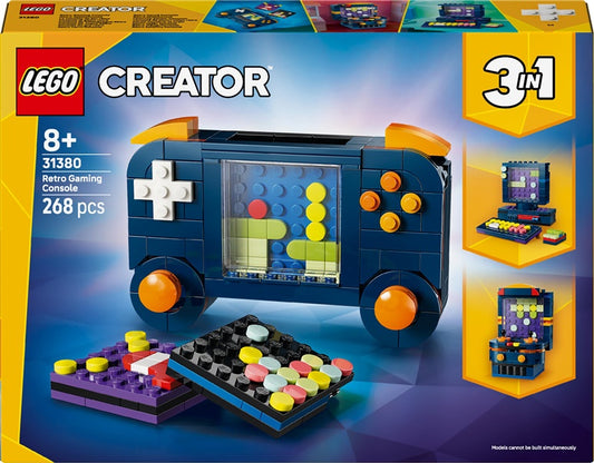 LEGO® Creator 3in1 Console 31380 Building Toy, 268 pieces