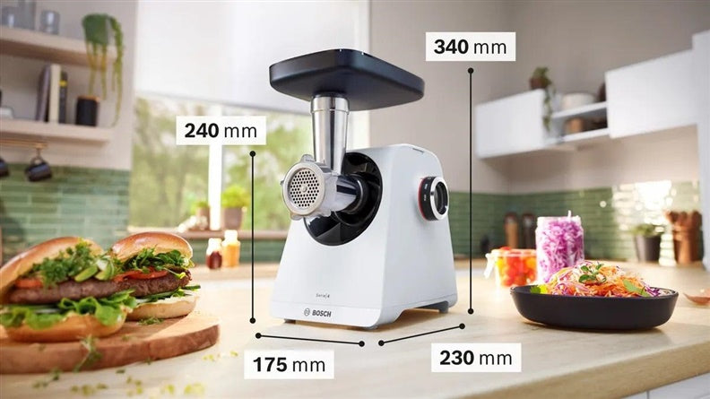 Elektryczna maszynka do mięsa Bosch MFWS420W, 500 W