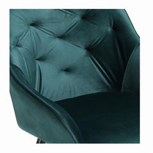 Dining chair Halmar K487, dark green