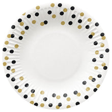 Disposable plates PAW Confetti, Ø 18 cm, 8 pcs.