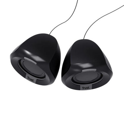 Kompiuterinė kolonėlė TRUST POLO 2.0, juodos spalvos, 4 W