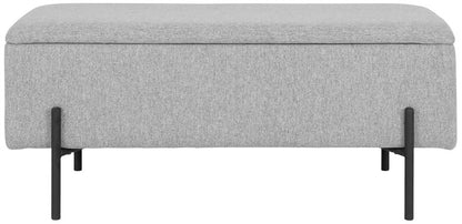 Prieškambario suoliukas Watford, šv pilka sp.,36.5x95x46cm