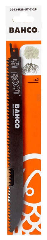 Tiesinio pjūklo geležtės Bahco 5TPI 280mm, 2 vnt.