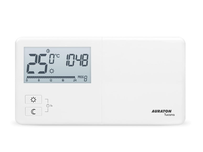 Weekly, programmable, wired thermostat AURATON TUCANA, 2025