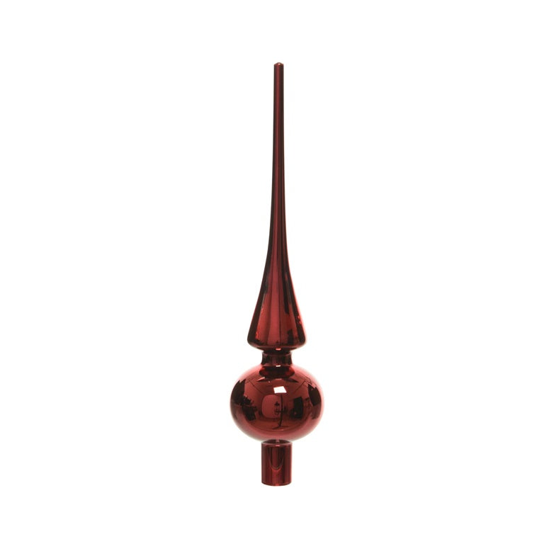 Eglės viršūnė Decoris 113069, raudona, stiklas