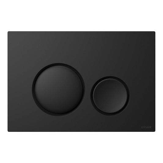 BUTTON LUNA BLACK MATTE