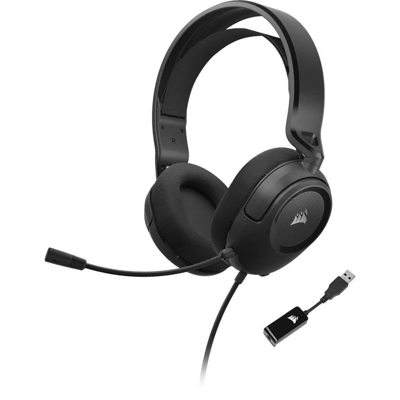 Przewodowe słuchawki gamingowe Corsair HS35 SURROUND v2, czarne