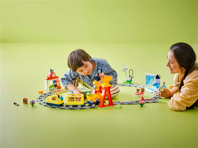 Zabawka konstrukcyjna LEGO® Duplo Interaktywny pociąg społecznościowy 10428