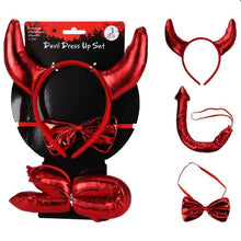 Hairband devil Widmann 5487N, black, plastic