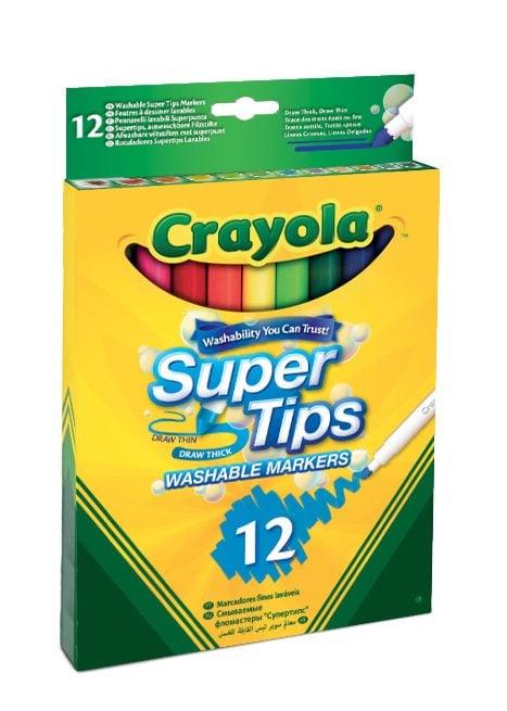 Фломастеры Crayola, односторонние, 12 шт.