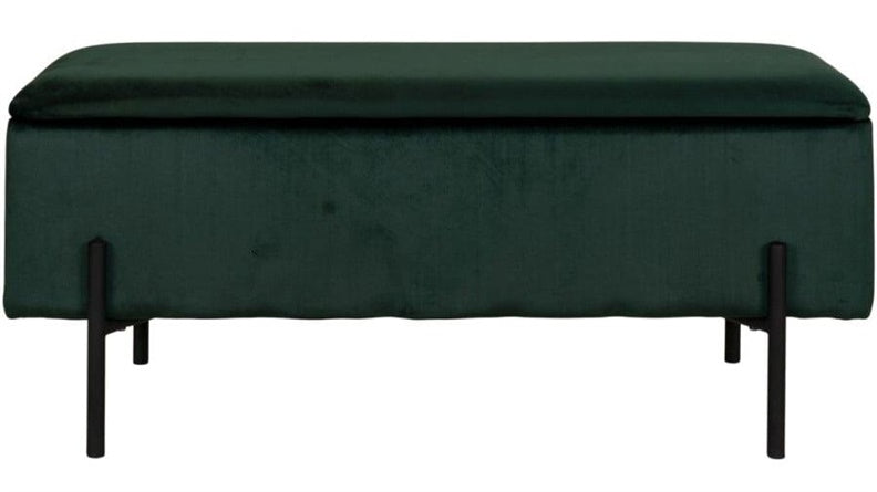 Prieškambario suoliukas Watford , t. žalia sp.,36.5x95x46cm